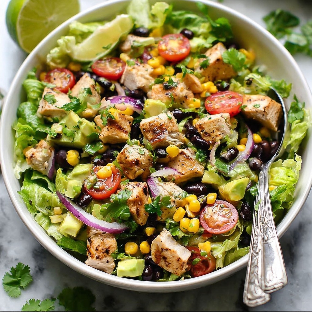Tex-Mex Chopped Chicken Salad Recipe - Recipe Image