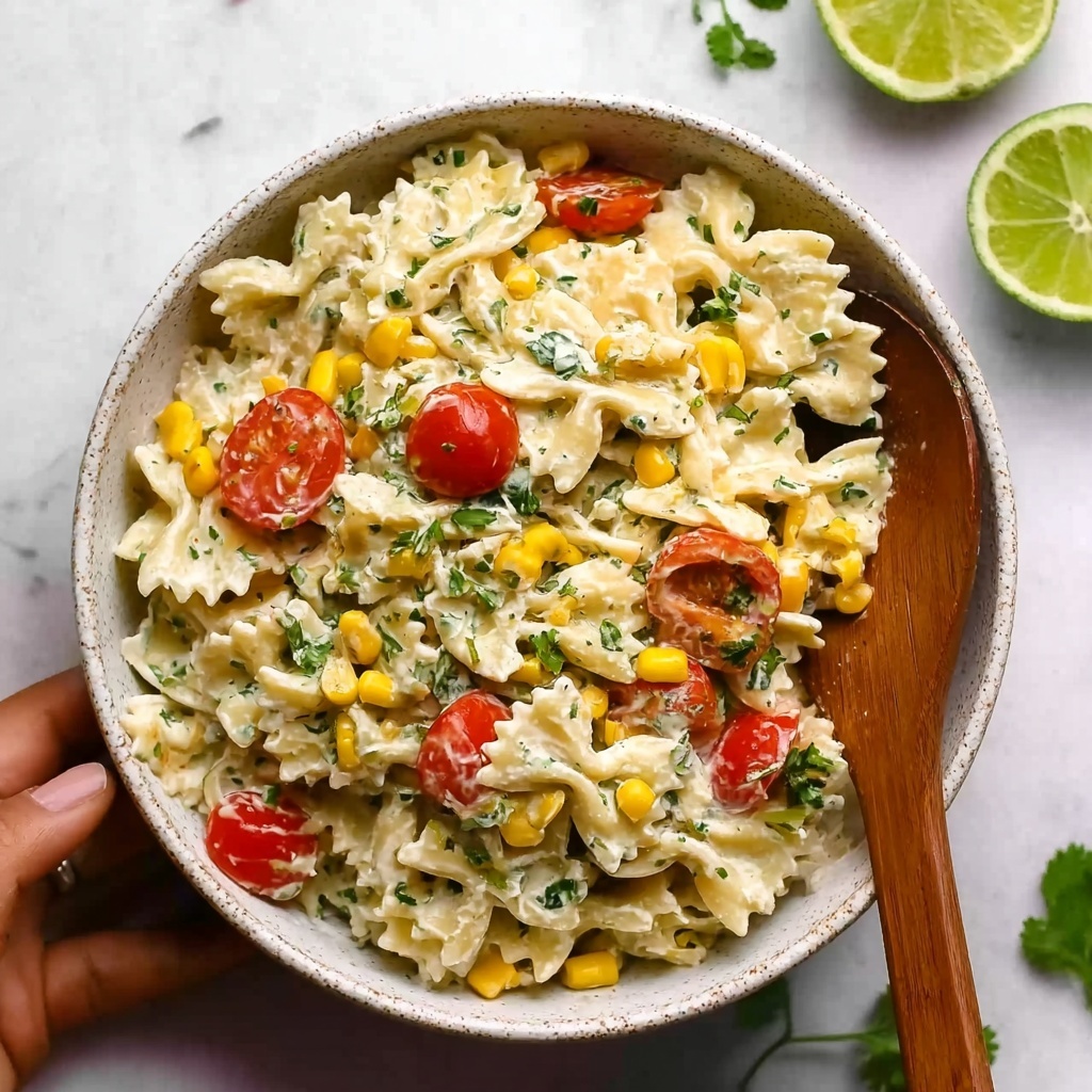 Cilantro Lime Pasta Salad Recipe - Recipe Image