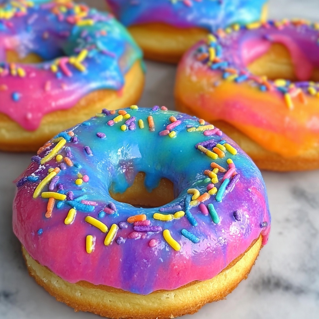 Dye Rainbow Bagels: Fun Morning Magic for Your Family Recipe - Recipe Image