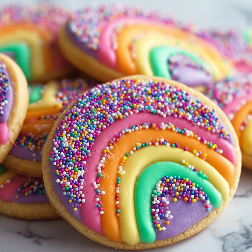Rainbow Sugar Cookies Recipe - Recipe Image