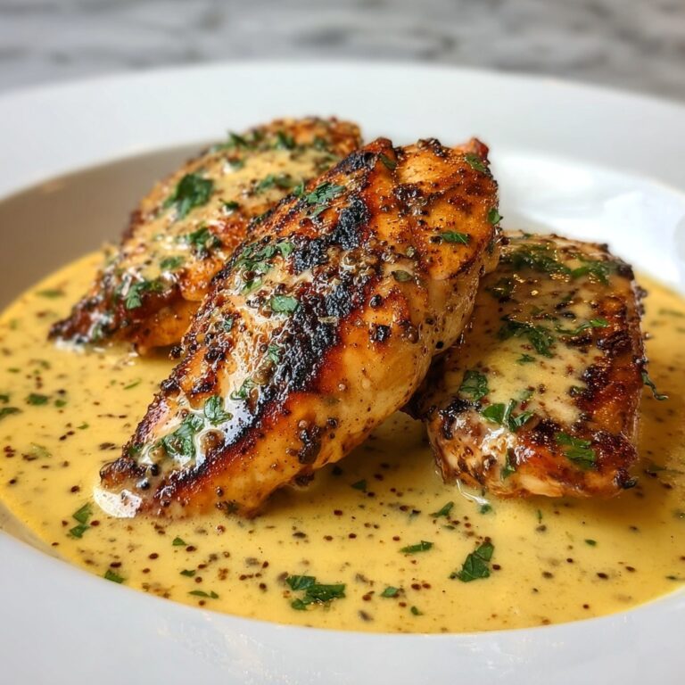 Garlic Chicken with Asiago Gravy Recipe
