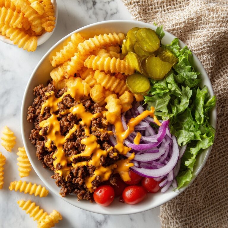 Cheeseburger Bowls with Copycat Big Mac Sauce Recipe