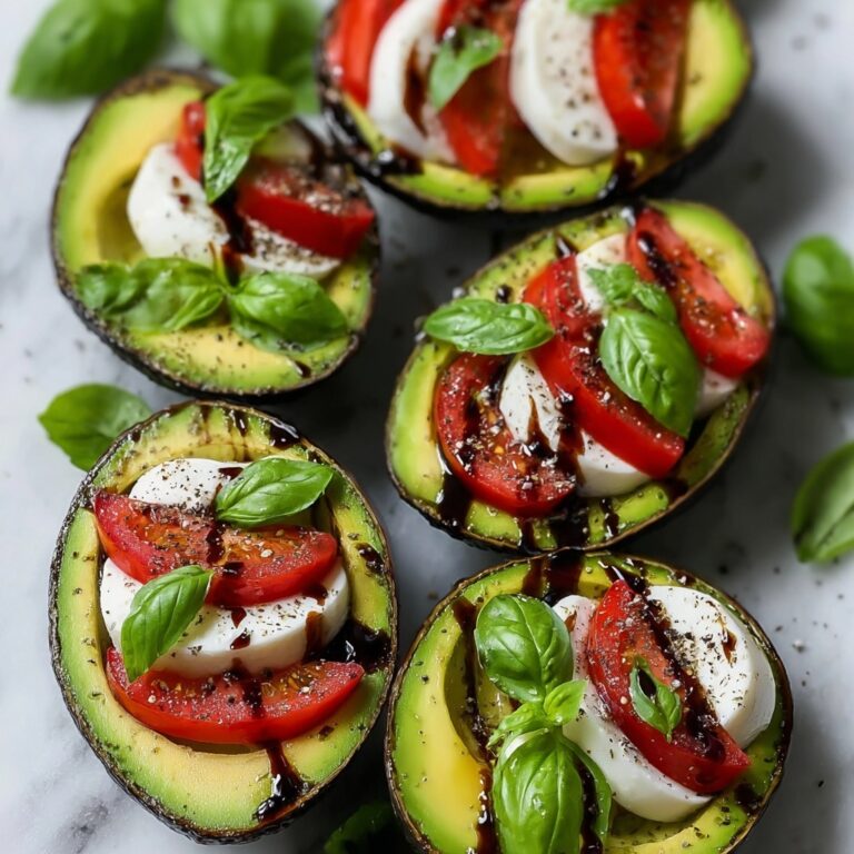 Caprese Stuffed Avocados Recipe