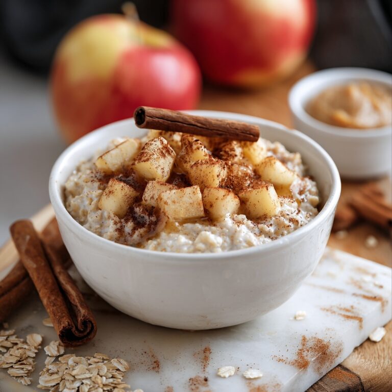 Cinnamon Apple Oatmeal Bowl Recipe