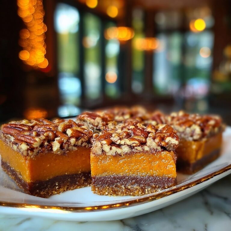 Sweet Potato Pecan Bars Recipe