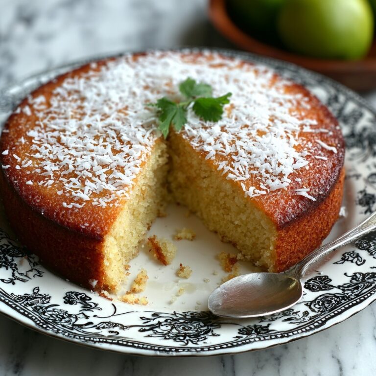 Flourless Coconut Greek Yogurt Cake Recipe