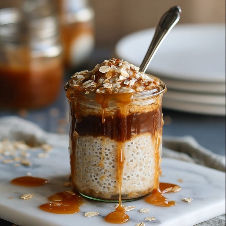 Caramel Macchiato Overnight Oats Recipe