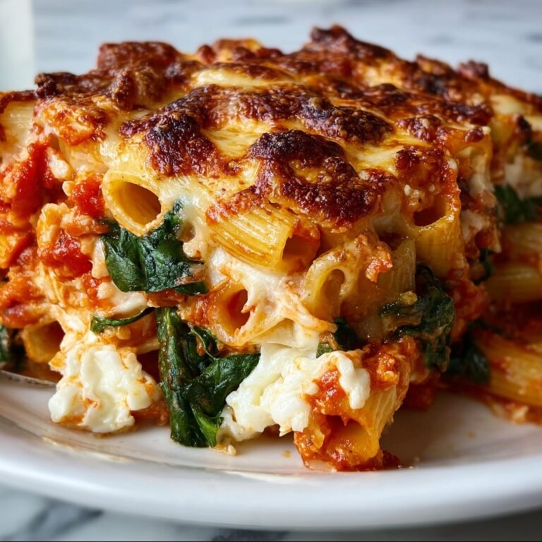 Baked Ziti with Spinach: 7 Cheesy Comfort Delights Recipe