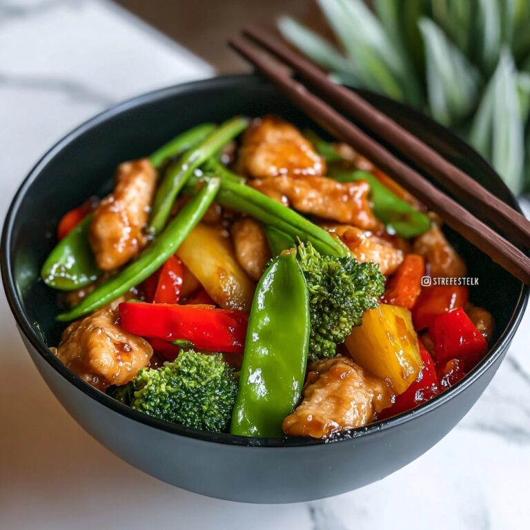 Chicken with Mixed Vegetable Stir Fry Recipe
