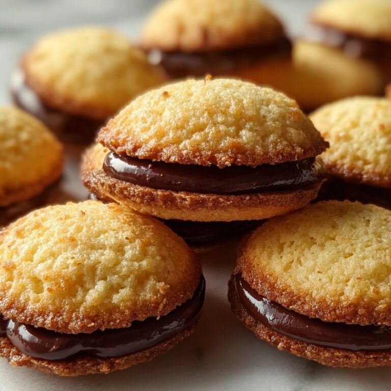 Baci di Dama Italian Almond Cookies with Dark Chocolate Filling Recipe