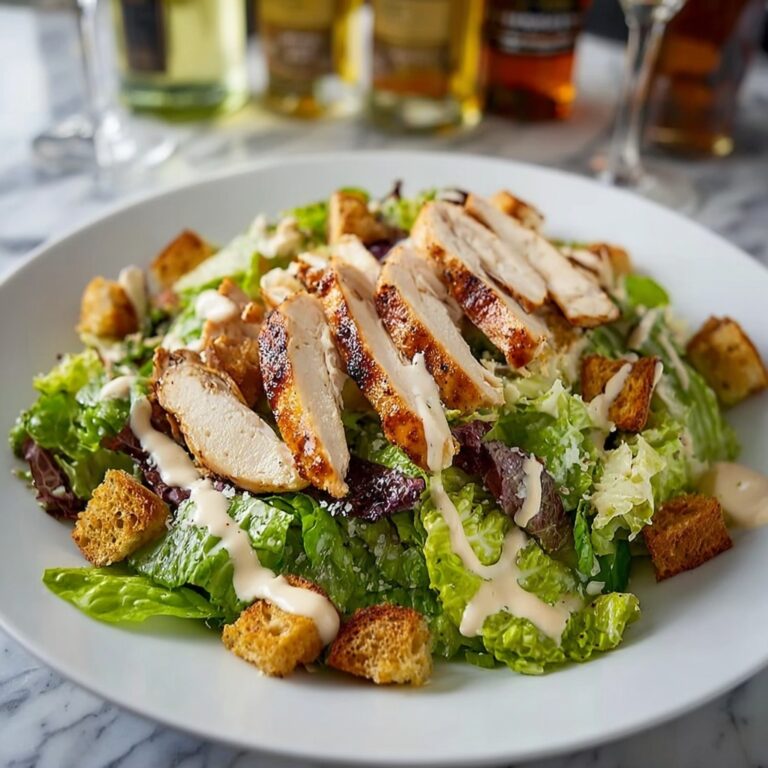 Best Chicken Caesar Salad with Homemade Croutons Recipe