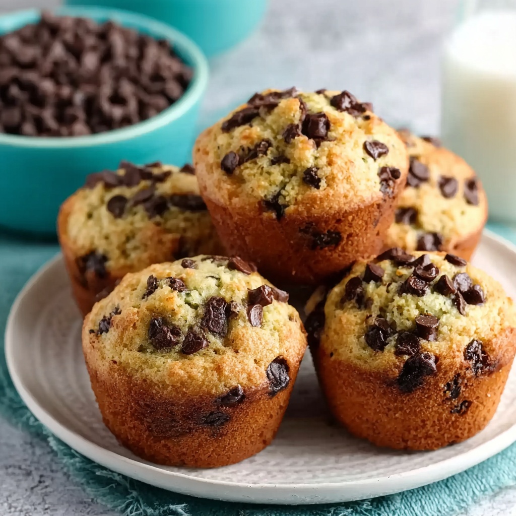 Chocolate Chip Zucchini Muffins Recipe - Recipe Image