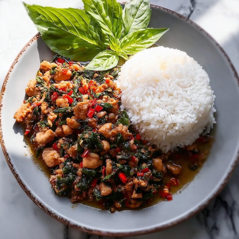 Spicy Thai Basil Chicken (Pad Krapow Gai) Recipe
