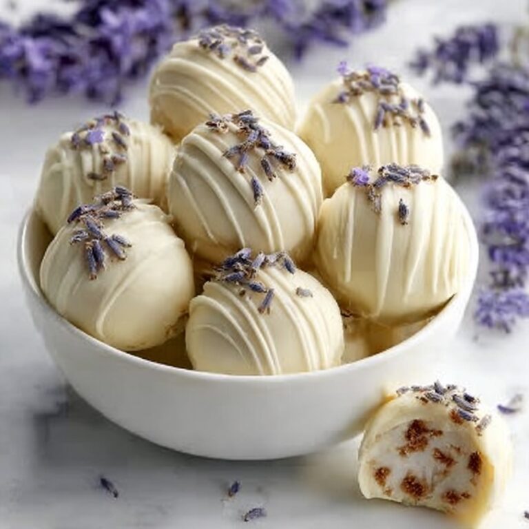 Honey Lavender White Chocolate Truffles Recipe