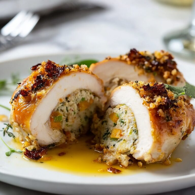 Stuffed Chicken Breast with Spinach and Mozzarella Recipe