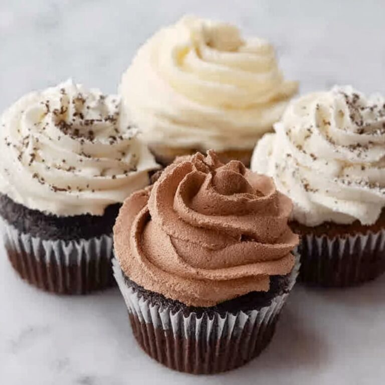 Buttercream Icing for Cupcakes (Vanilla and Chocolate) Recipe
