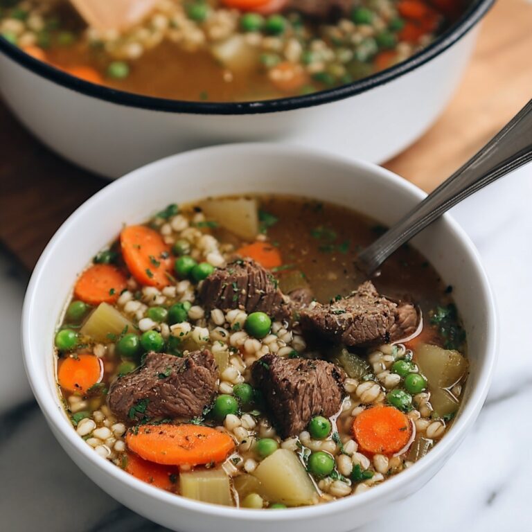 Old Fashioned Beef Barley Stew Recipe