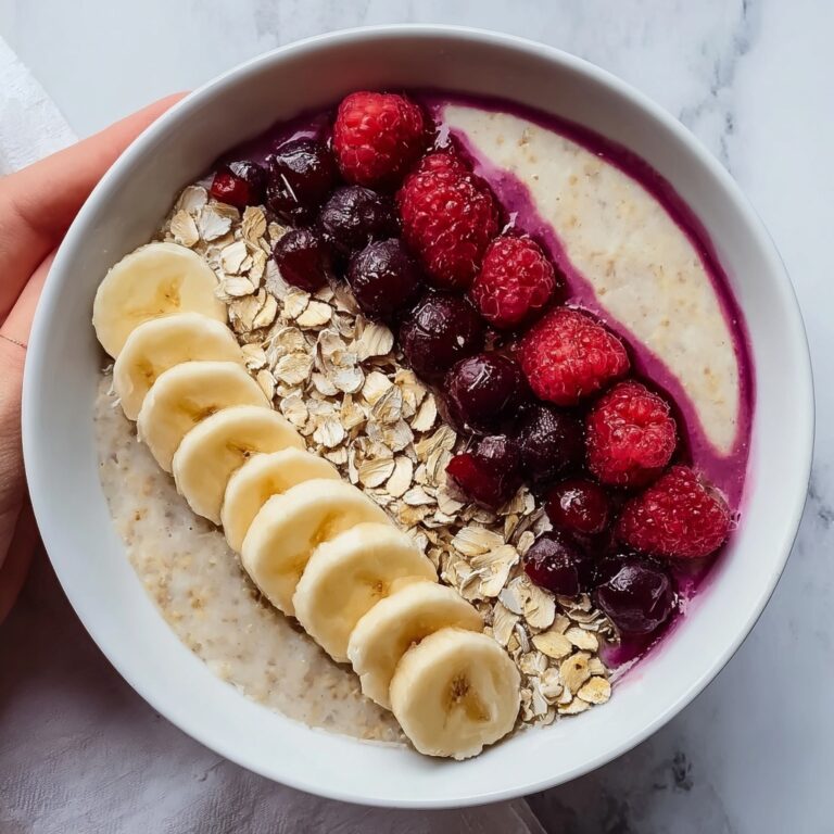 Delicious Christmas Oats Porridge with Cranberry Sauce Delight Recipe