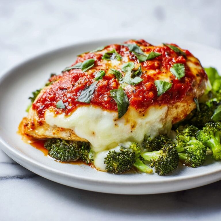 Mozzarella Stuffed Chicken Breast with Tomato Sauce Recipe