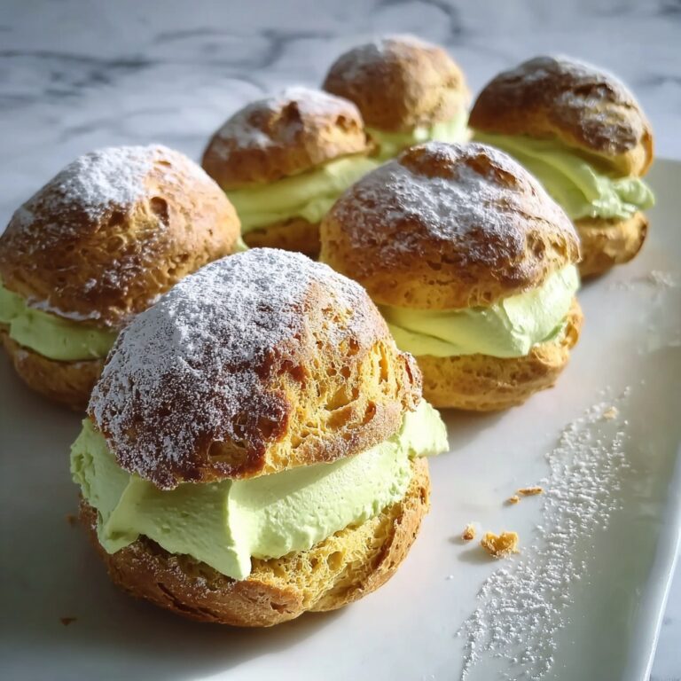 Matcha Cream Puffs Recipe