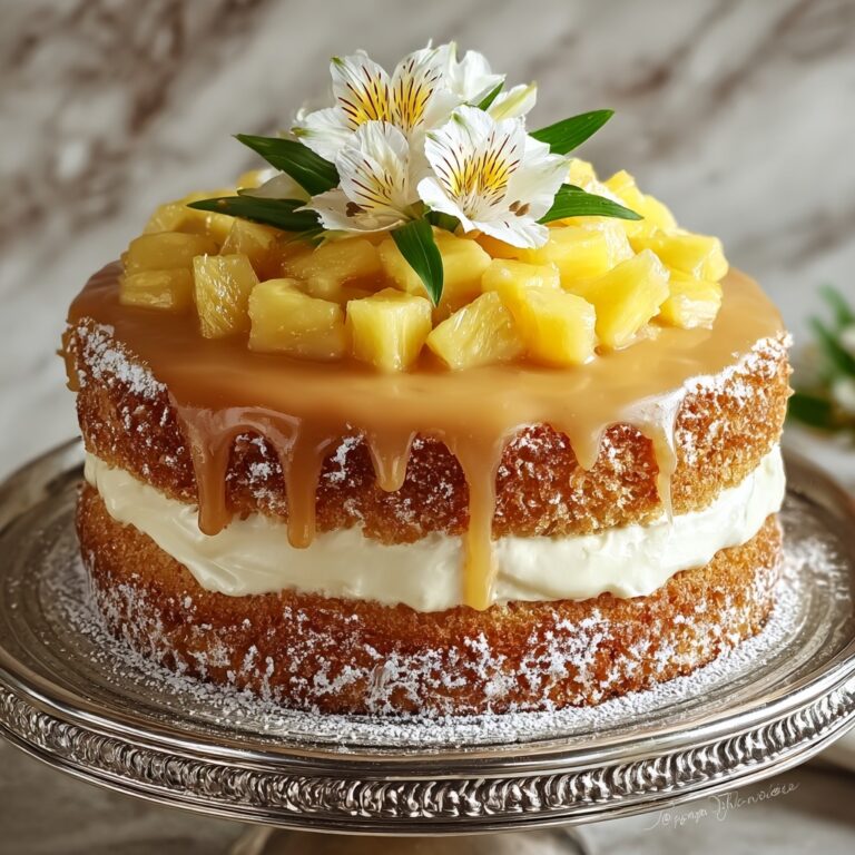 Juicy Pineapple Heaven Cake Recipe
