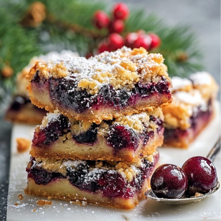 Christmas Cherry Bars Recipe