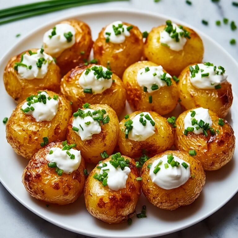 Mini Baked Potatoes with Garlic and Rosemary Recipe