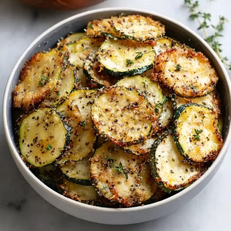 Crispy Zucchini Chips in Air Fryer Recipe