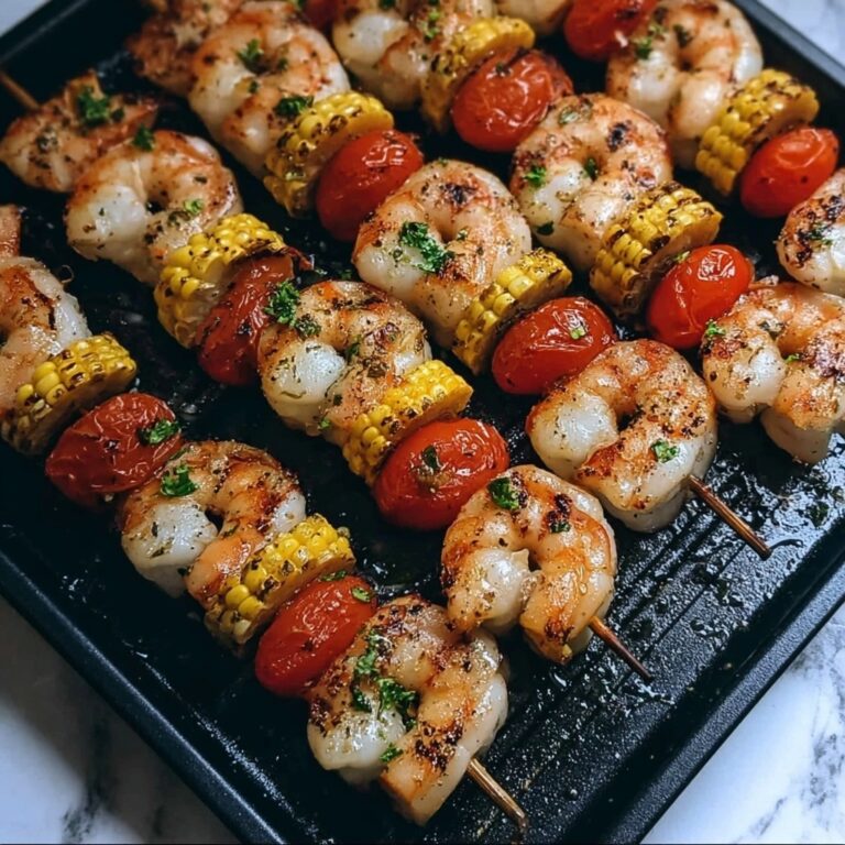 Grilled Seafood Skewers with Bold Flavors Recipe