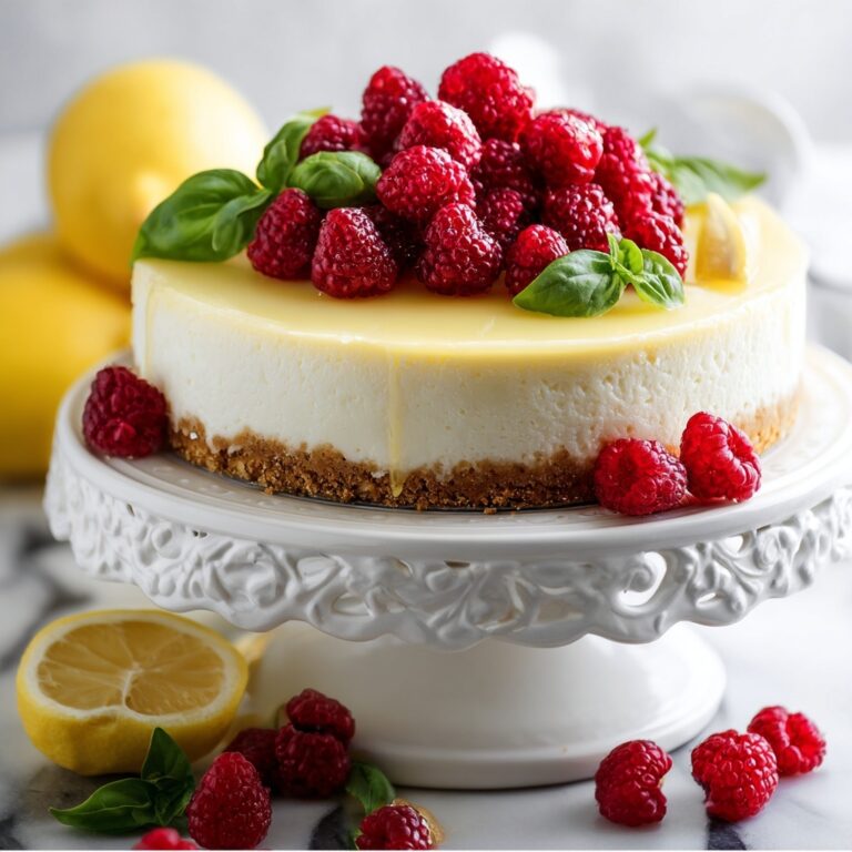 Raspberry Lemon Cheesecake Recipe