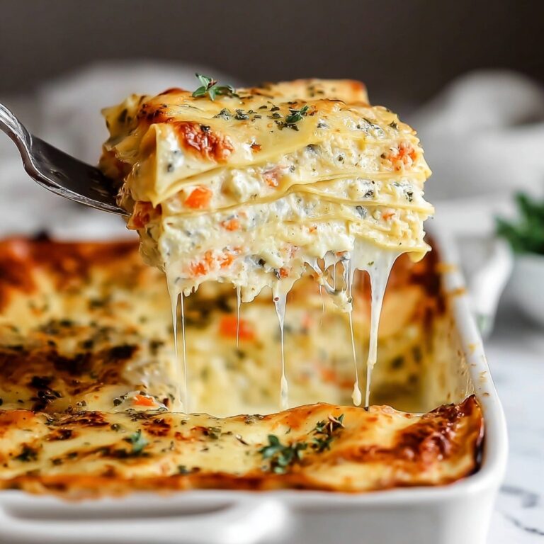 Seafood Lasagna with Creamy Cheese Recipe