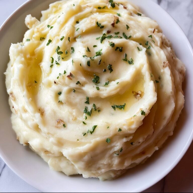 Creamy Garlic Mashed Potatoes Recipe