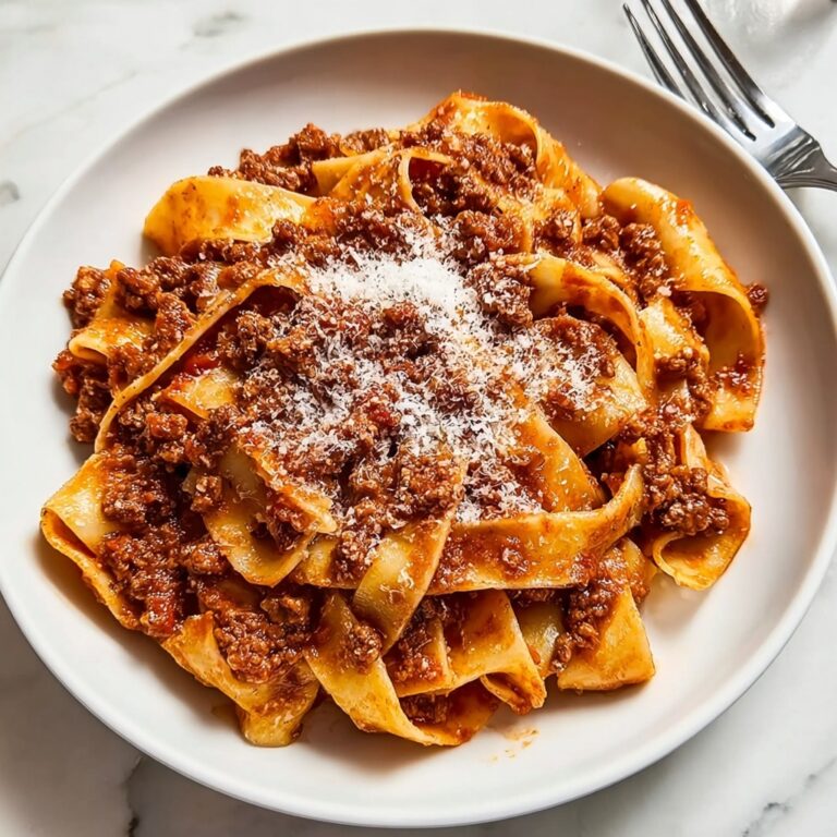 Tuscan Ragu with Beef and Pork Sausage Recipe