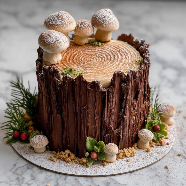 Vegan Tree Stump Cake Recipe