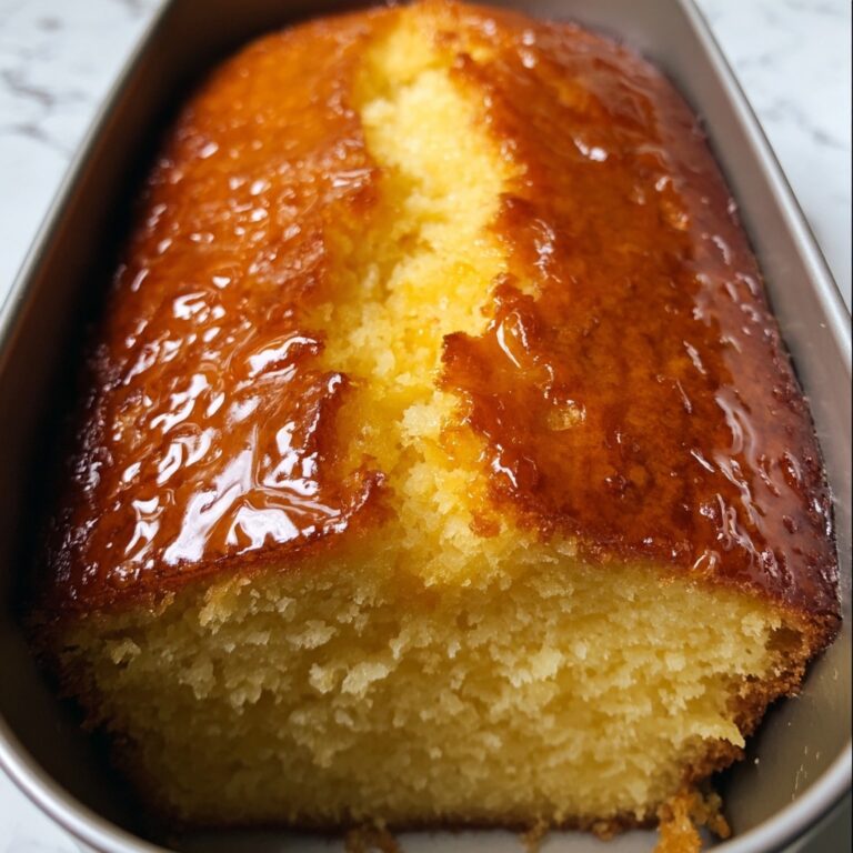 Lemon Cake with Zesty Lemon Glaze Recipe
