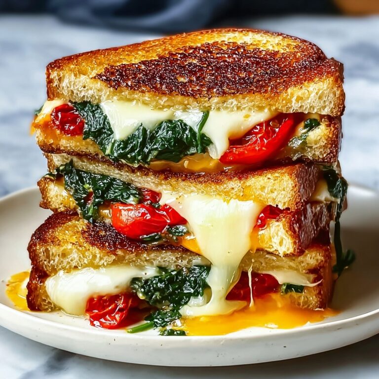 Mediterranean Spinach Grilled Cheese Recipe