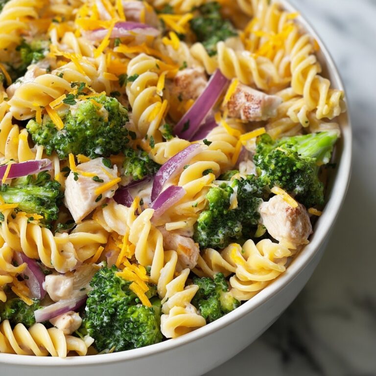 Chicken Broccoli Pasta Salad Recipe