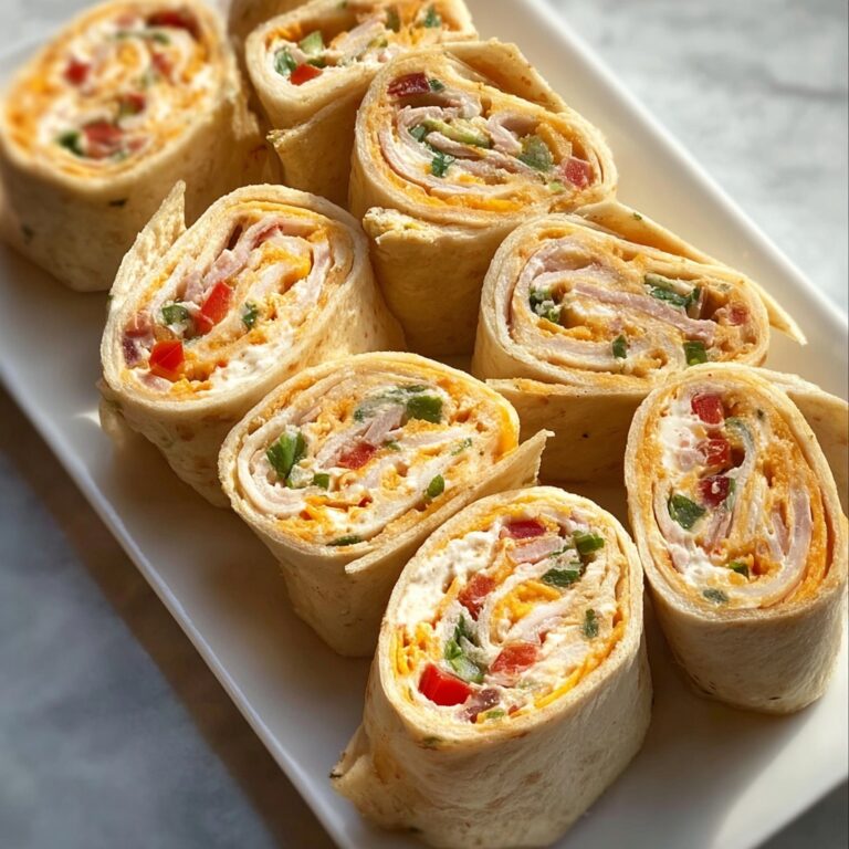 Easy Fiesta Roll Ups (Mexican Pinwheels Recipe) Recipe