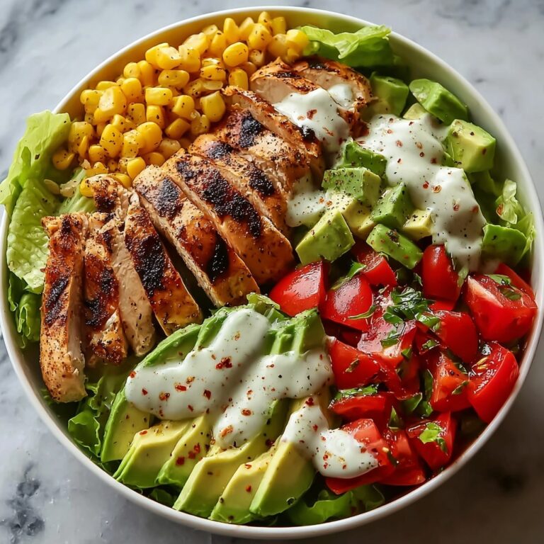 Grilled Chicken & Avocado Salad Bowl Recipe
