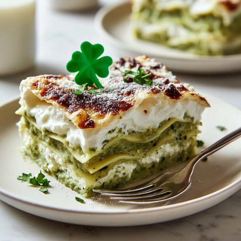 St. Patrick’s Day Shamrock Lasagna Dessert Recipe